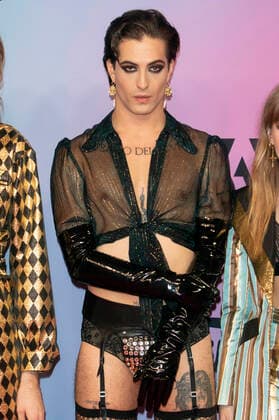 Damiano David of Maneskin at the MTV European Music Awards 2021 at Laszlo Papp Sports Arena Budapest, 14 11 2021 Foto:xR.xWagnerx xFuturexImage