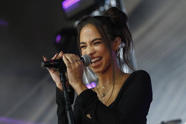 Day N Vegas Music Festival in Las Vegas, Maria Isabel Konzert Maria Isabel performs on stage during the Day N Vegas Music Festival at the Las Vegas Festival Grounds in Las Vegas, Nevada on Sunday, November 14, 2021.  LAV2021111433 JAMESxATOA