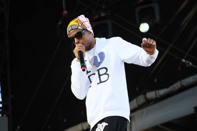 Day N Vegas Music Festival in Las Vegas, Pierre Bourne Konzert Pierre Bourne performs on stage during the Day N Vegas Music Festival at the Las Vegas Festival Grounds in Las Vegas, Nevada on Sunday, November 14, 2021.  LAV2021111413 JAMESxATOA
