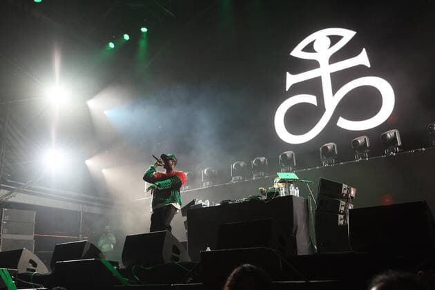 Day N Vegas Music Festival in Las Vegas, Joey Badass Konzert Musical artist Joey Badass performs on stage during the Day N Vegas Music Festival at the Las Vegas Festival Grounds in Las Vegas, Nevada on Sunday, November 14, 2021.  LAV2021111439 JAMESxATOA