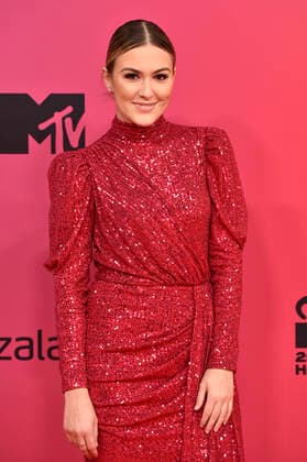 Cassie DiLaura at the MTV European Music Awards 2021 ceremony at Laszlo Papp Sports Arena Budapest, 14 11 2021. Foto:xH.xZwanzigerx xFuturexImage