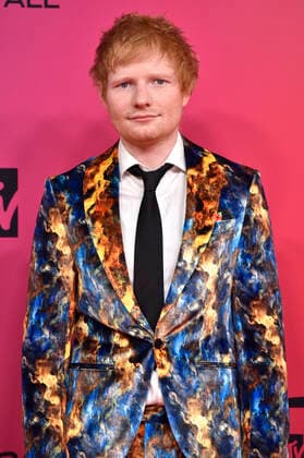 Ed Sheeran at the MTV European Music Awards 2021 at the Laszlo Papp Sports Arena Budapest, 14 11 2021 Foto:xH.xZwanzigerx xFuturexImage