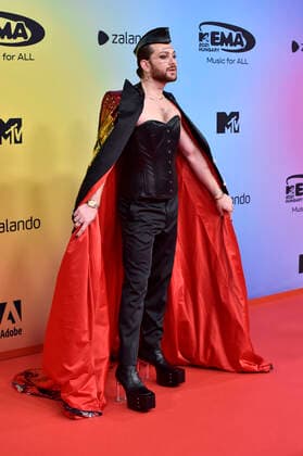 Riccardo Simonetti at the MTV European Music Awards 2021 at Laszlo Papp Sports Arena Budapest, 14 11 2021 Foto:xH.xZwanzigerx xFuturexImage