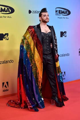 Riccardo Simonetti at the MTV European Music Awards 2021 at Laszlo Papp Sports Arena Budapest, 14 11 2021 Foto:xH.xZwanzigerx xFuturexImage