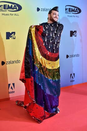 Riccardo Simonetti at the MTV European Music Awards 2021 at Laszlo Papp Sports Arena Budapest, 14 11 2021 Foto:xH.xZwanzigerx xFuturexImage