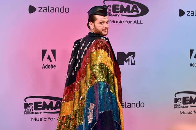 Riccardo Simonetti at the MTV European Music Awards 2021 at Laszlo Papp Sports Arena Budapest, 14 11 2021 Foto:xH.xZwanzigerx xFuturexImage
