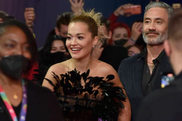Rita Ora and Taika Waititi at the MTV European Music Awards 2021 ceremony at Laszlo Papp Sports Arena Budapest, 14 11 2021. Foto:xH.xZwanzigerx xFuturexImage