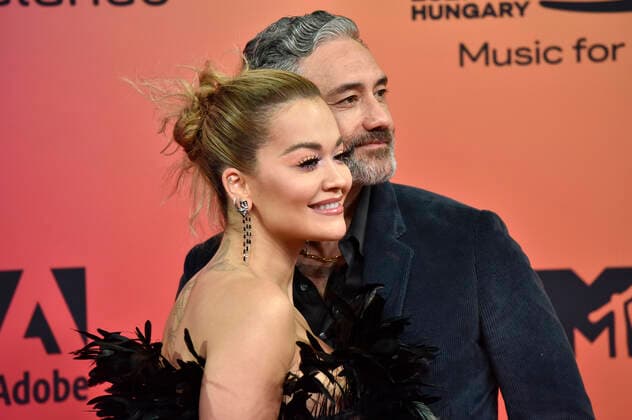 Rita Ora and Taika Waititi at the MTV European Music Awards 2021 ceremony at Laszlo Papp Sports Arena Budapest, 14 11 2021. Foto:xH.xZwanzigerx xFuturexImage