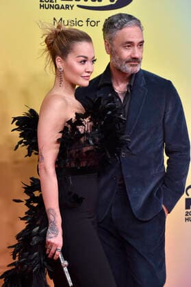 Rita Ora and Taika Waititi at the MTV European Music Awards 2021 ceremony at Laszlo Papp Sports Arena Budapest, 14 11 2021. Foto:xH.xZwanzigerx xFuturexImage