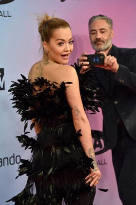 Rita Ora and Taika Waititi at the MTV European Music Awards 2021 ceremony at Laszlo Papp Sports Arena Budapest, 14 11 2021. Foto:xH.xZwanzigerx xFuturexImage