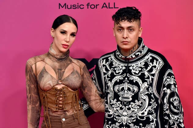Akasha and Aleman at the MTV European Music Awards 2021 at Laszlo Papp Sports Arena Budapest, 14 11 2021 Foto:xH.xZwanzigerx xFuturexImage