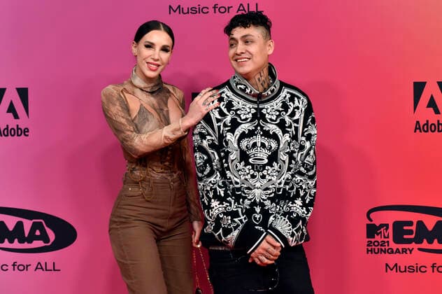 Akasha and Aleman at the MTV European Music Awards 2021 at Laszlo Papp Sports Arena Budapest, 14 11 2021 Foto:xH.xZwanzigerx xFuturexImage