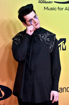 Gjon s Tears at the MTV European Music Awards 2021 at Laszlo Papp Sports Arena Budapest, 14 11 2021 Foto:xH.xZwanzigerx xFuturexImage