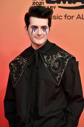 Gjon s Tears at the MTV European Music Awards 2021 at Laszlo Papp Sports Arena Budapest, 14 11 2021 Foto:xH.xZwanzigerx xFuturexImage