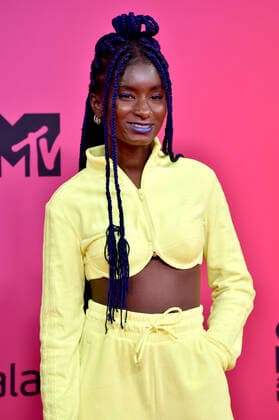 Oumi Janta at the MTV European Music Awards 2021 at Laszlo Papp Sports Arena Budapest, 14 11 2021 Foto:xH.xZwanzigerx xFuturexImage