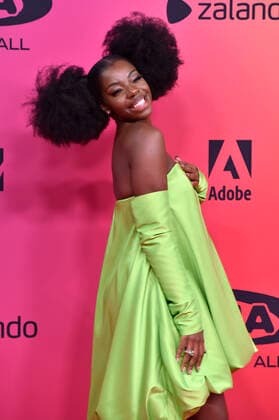 Jeny Bsg at the MTV European Music Awards 2021 ceremony at Laszlo Papp Sports Arena Budapest, 14 11 2021. Foto:xH.xZwanzigerx xFuturexImage