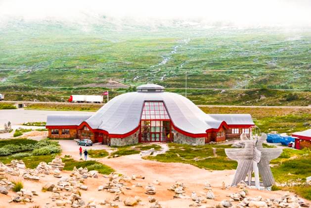 Norway, Nordland, Bodo, Saltfjellet Svartisen National Park, Polarcircle Centrum, cairn, CST01501