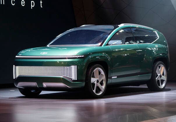 November 17, 2021, Los Angeles, California, USA: Hyundai SEVEN concept car is unveiled at the 2021 Automobility LA on Wednesday November 17, 2021 at the Los Angeles Convention Center in Los Angeles, California. PI Los Angeles USA - ZUMAp124 20211117_zaa_p124_027 Copyright: xARIANAxRUIZx