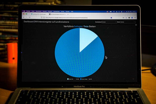 Coronavirus in Germany Dashboard DIVI DIVI Intensive Care Registry 20 11 2021 German Interdisciplinary Association for Intensive Care and Emergency Medicine Number of COVID 19 patients This dashboard visualizes the intensive care bed capacities of the DIVI Intensive Care Registry Number of COVID 19 intensive care