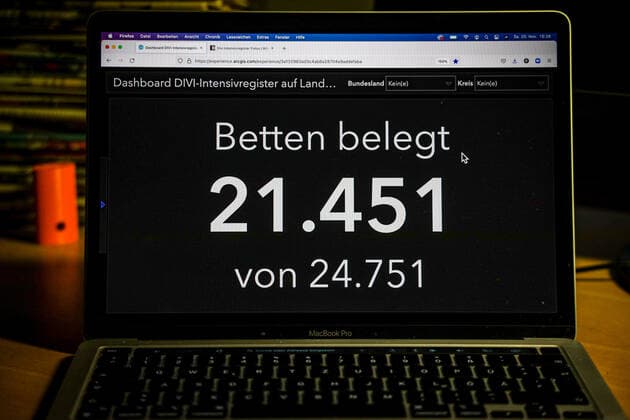 Coronavirus in Germany Dashboard DIVI DIVI Intensive Care Registry 20 11 2021 German Interdisciplinary Association for Intensive Care and Emergency Medicine Number of COVID 19 patients This dashboard visualizes the intensive care bed capacities of the DIVI Intensive Care Registry Number of COVID 19 intensive care