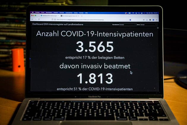 Coronavirus in Germany Dashboard DIVI DIVI Intensive Care Registry 20 11 2021 German Interdisciplinary Association for Intensive Care and Emergency Medicine Number of COVID 19 patients This dashboard visualizes the intensive care bed capacities of the DIVI Intensive Care Registry Number of COVID 19 intensive care