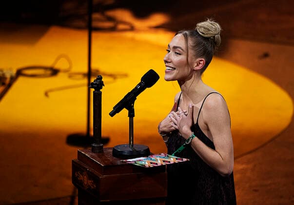 Julie Rahbek Danish Music Awards 2021 will be awarded at Vaerloese Airport, Saturday, November 20, 2021, Vaerloese Denmark  Copyright: fotograf@clausbech.dkx+45x23246620, ClausxBechx Cop200 spdk20211121-005048-L
