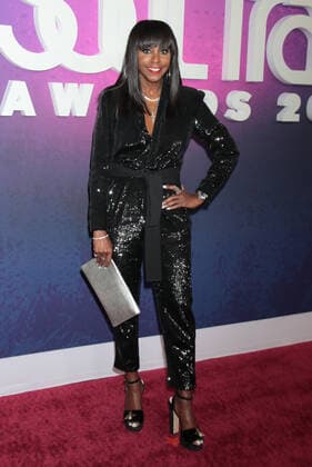 NEW YORK, NY - NOVEMBER 20: Kimberly Paige at the 2021 Soul Train Awards at The Apollo Theater in New York City on November 20, 2021. Copyright: xRWx