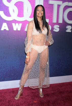 NEW YORK, NY - NOVEMBER 20: La Tina Webb at the 2021 Soul Train Awards at The Apollo Theater in New York City on November 20, 2021. Copyright: xRWx