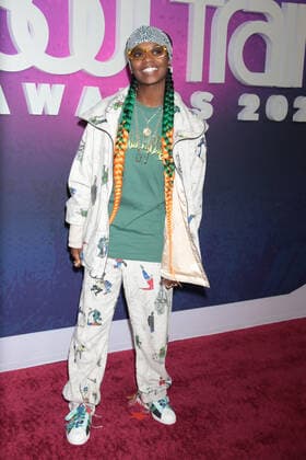 NEW YORK, NY - NOVEMBER 20: Marzz at the 2021 Soul Train Awards at The Apollo Theater in New York City on November 20, 2021. Copyright: xRWx