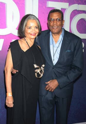 NEW YORK, NY - NOVEMBER 20: Jonelle Procope and Frederick O. Terrell at the 2021 Soul Train Awards at The Apollo Theater in New York City on November 20, 2021. Copyright: xRWx
