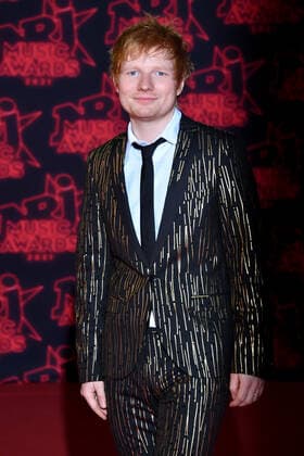 NRJ Music Awards. Tapis rouge. 274756 2021-11-20 Cannes France Sheeran, Ed  Copyright: xLionelxUrmanx xStarfacex STAR_274756_026