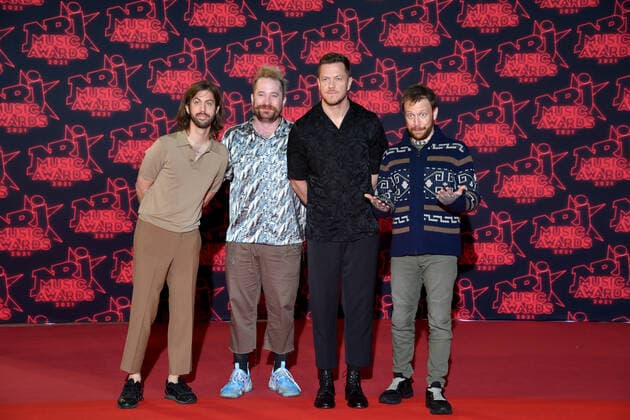 NRJ Music Awards. Tapis rouge. 274756 2021-11-20 Cannes France Imagine Dragons  Copyright: xLionelxUrmanx xStarfacex STAR_274756_374