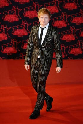 Ed Sheeran CELEBRITES : NRJ Music Awards - Cannes - 20 11 2021 NorbertScanella Panoramic 