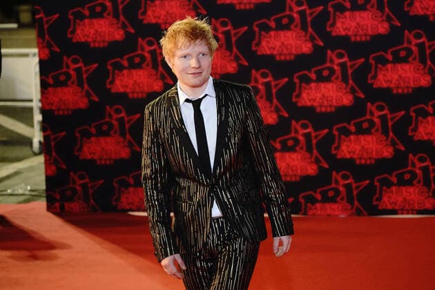 Ed Sheeran CELEBRITES : NRJ Music Awards - Cannes - 20 11 2021 NorbertScanella Panoramic 