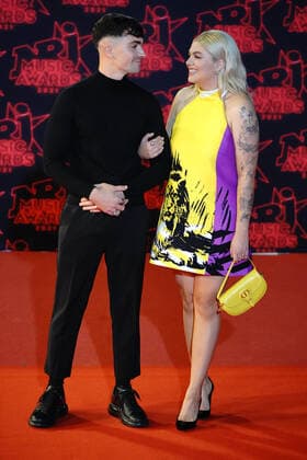 Florian Rossi - Louane Emera CELEBRITES : NRJ Music Awards - Cannes - 20 11 2021 NorbertScanella Panoramic 