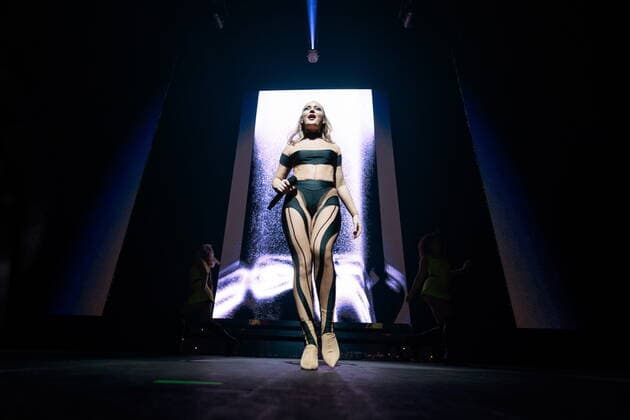 STOCKHOLM 20211121 Swedish singer Zara Larsson performs at Avicii Arena in Stockholm, Sweden, Nov 21, 2021, during The poster girl tour STOCKHOLM SWEDEN MUSIC x11610x,  Copyright: xStinaxStjernkvist TTx SWEDEN ZARA LARSSON