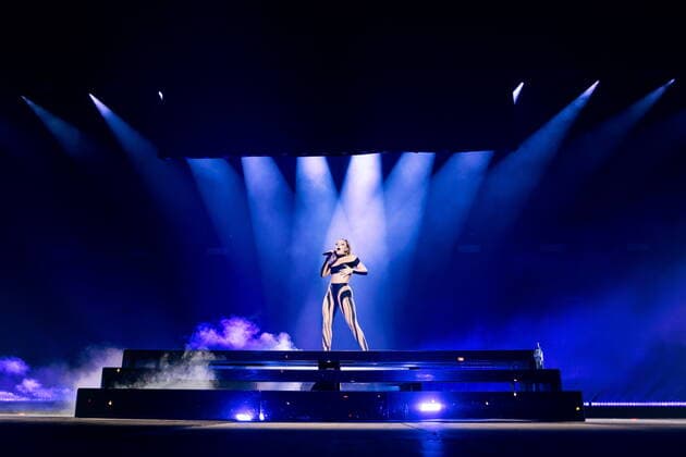 STOCKHOLM 20211121 Swedish singer Zara Larsson performs at Avicii Arena in Stockholm, Sweden, Nov 21, 2021, during The poster girl tour STOCKHOLM SWEDEN MUSIC x11610x,  Copyright: xStinaxStjernkvist TTx SWEDEN ZARA LARSSON