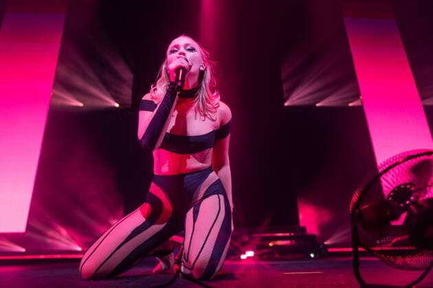 STOCKHOLM 20211121 Swedish singer Zara Larsson performs at Avicii Arena in Stockholm, Sweden, Nov 21, 2021, during The poster girl tour STOCKHOLM SWEDEN MUSIC x11610x,  Copyright: xStinaxStjernkvist TTx SWEDEN ZARA LARSSON