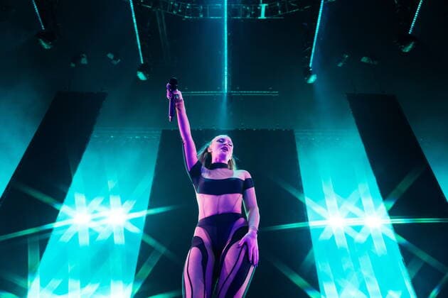 STOCKHOLM 20211121 Swedish singer Zara Larsson performs at Avicii Arena in Stockholm, Sweden, Nov 21, 2021, during The poster girl tour STOCKHOLM SWEDEN MUSIC x11610x,  Copyright: xStinaxStjernkvist TTx SWEDEN ZARA LARSSON