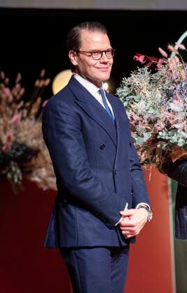 Prins Daniel of Sweden handed out the prize at the Visa Vägen Show the way Gala which is a prize for companies who employs people with disabilities at the Vasa Theatre in Stockholm, Sweden 22 November 2021 Stockholm Sweden x2495x,  Copyright: xOlaxAxman TTx PRINCE DANIEL