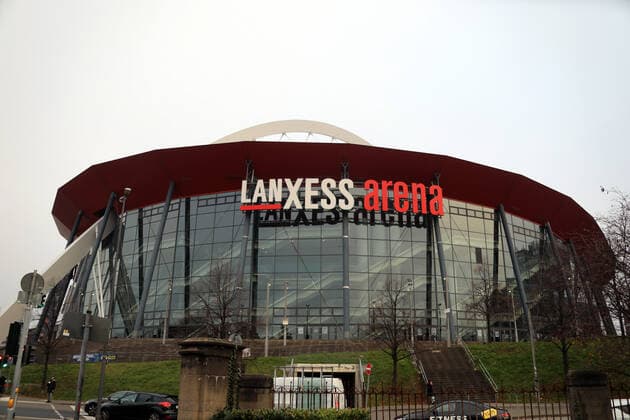 Opening of Vaccination Centre Drive In Lanxess Arena Cologne Germany 23 11 2021