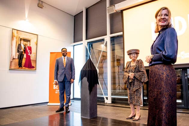 24-11-2021 Beton Princess Beatrix attend the Jantje Beton Award, a prize for the most play-friendly city, in Culemborg. Â  Copyright: xPPEx