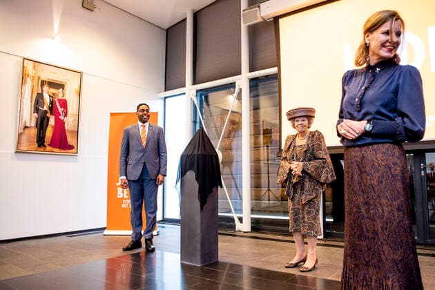 24-11-2021 Beton Princess Beatrix attend the Jantje Beton Award, a prize for the most play-friendly city, in Culemborg. Â  Copyright: xPPEx