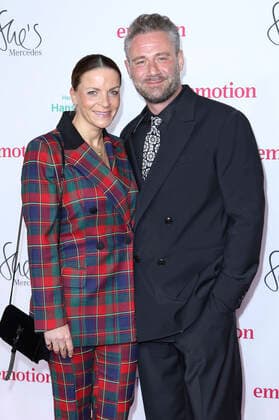 Sasha with wife Julia Röntgen at the 10 EMOTION Award 2021 ceremony at Curio Haus Hamburg, 26 11 2021 Foto:xC.xTamckex xFuturexImage