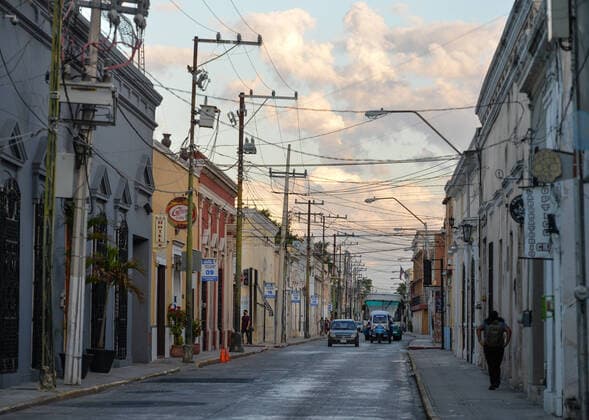 Daily Life In Merida General view of a street near Merida city center. On Saturday, November 27, 2021, in Merida, Yucatan, Mexico. Merida Mexico  Copyright: xArturxWidakx originalFilename:widak-dailylif211127_np3Tf.jpg