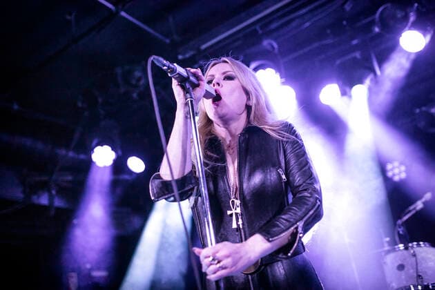 Lucifer live in Oslo, Norway Oslo, Norway. The international heavy metal band Lucifer performs a live concert at John Dee in Oslo. Here vocalist Johanna Sadonis is seen live on stage. Oslo Norway John Dee  Copyright: xGonzalesxPhoto TerjexDokkenx