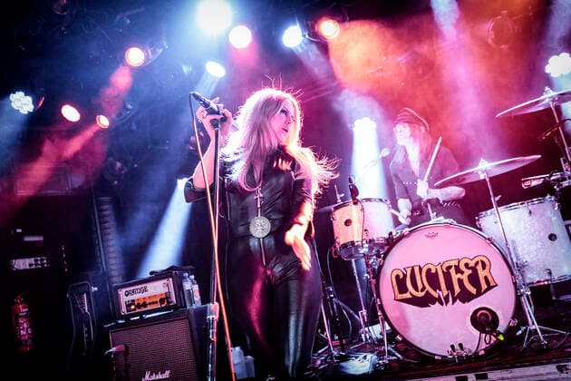 Lucifer live in Oslo, Norway Oslo, Norway. The international heavy metal band Lucifer performs a live concert at John Dee in Oslo. Here vocalist Johanna Sadonis is seen live on stage. Oslo Norway John Dee  Copyright: xGonzalesxPhoto TerjexDokkenx