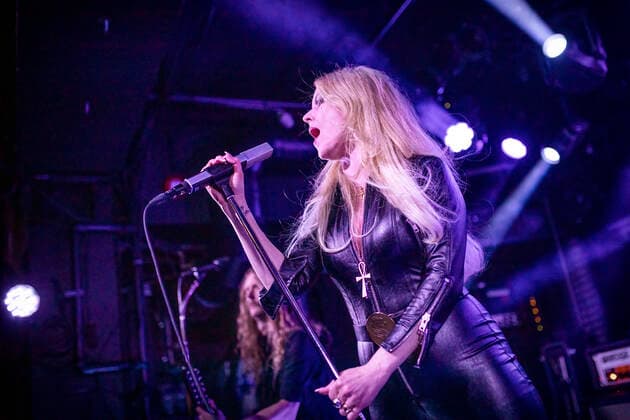 Lucifer live in Oslo, Norway Oslo, Norway. The international heavy metal band Lucifer performs a live concert at John Dee in Oslo. Here vocalist Johanna Sadonis is seen live on stage. Oslo Norway John Dee  Copyright: xGonzalesxPhoto TerjexDokkenx