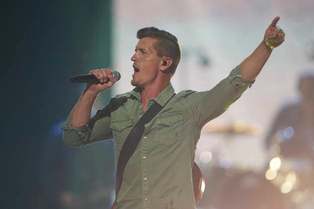 November 29, 2021, London, on, Canada: Brad Rempel performs at the Canadian Country Music Awards in London, Ont., Monday, Nov. 29, 2021. London Canada  - ZUMAc35_ 20211129_zaf_c35_163 Copyright: xGeoffxRobinsx