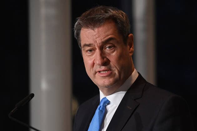 Markus SOEDER State Premier of Bavaria and CSU Chairman, single image, cropped portrait, portrait, portrait Press statement MP Soeder after Bund Laender Runde zu Corona on 30 11 2021 in the State Chancellery in Munich